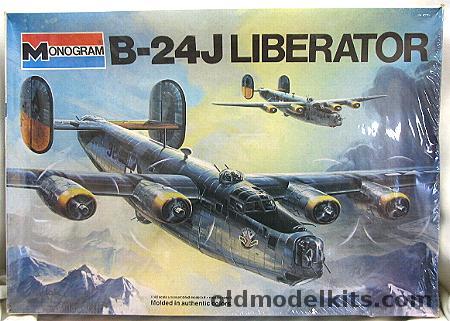 Monogram 1/48 Consolidated B-24J Liberator, 5601 plastic model kit